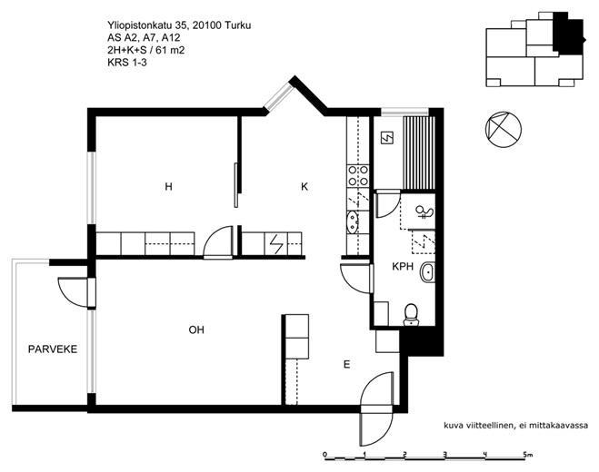 City Apartments Turku - 1 Bedroom Apartment With Private Sauna Exterior photo